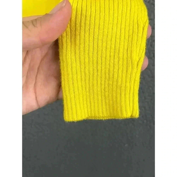 Ann Taylor Loft Yellow Top SMALL Petite Cotton Rayon Blend Women's - Picture 5 of 9